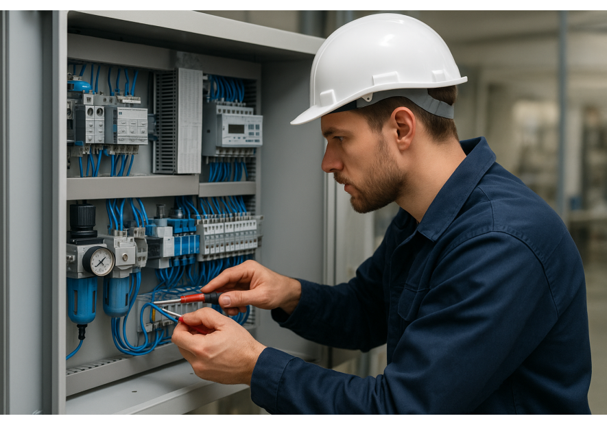 Pneumatik-Schaltschrank: Planung, Aufbau und Funktion im Schaltschrankbau