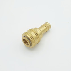 Brass coupling socket / DN 7.2 / grommet