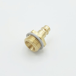 brass coupling plug / DN 7,2 / ext. thread - 1