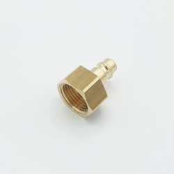 brass coupling plug / DN 7.2 / int. thread