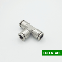 Stainless steel Push In connection / T-shape - 1