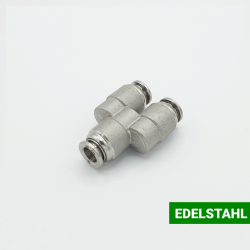 Edelstahl-Schnellsteckverbindung / Y-Form - 1