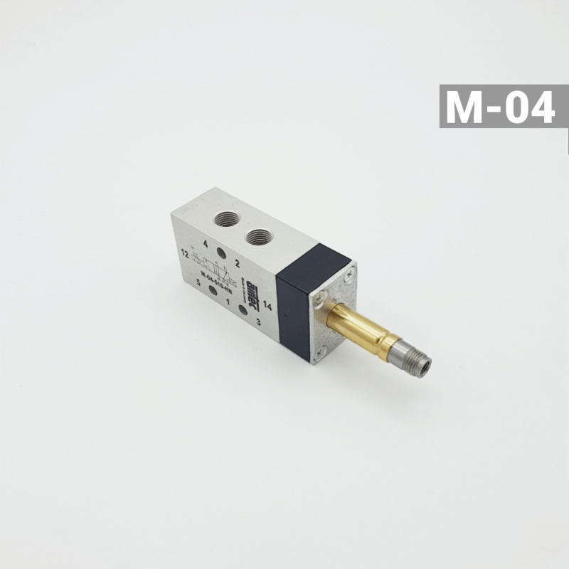 5/2-way solenoid valve G 1/8" monostable / LF / 360 NL - 1