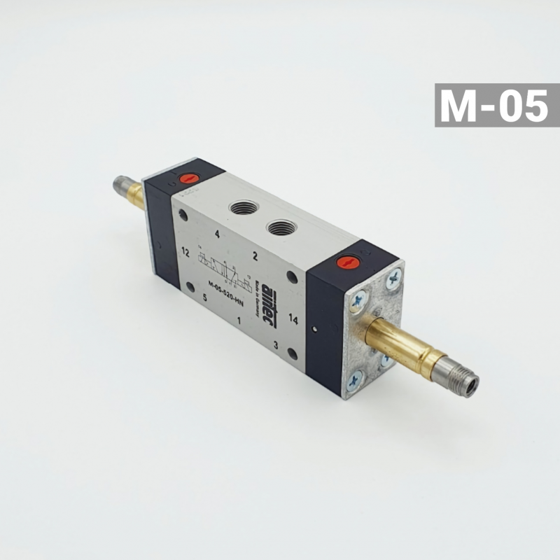 5/3-way solenoid valve G 1/8" M.G. / 650 NL - 1