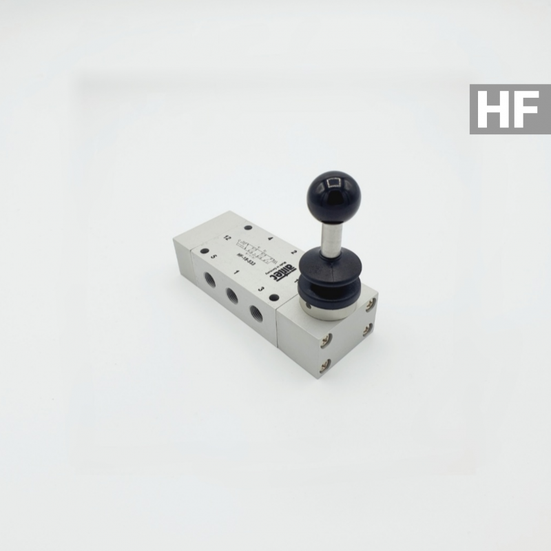 5/2-Wege Hebelventil G 1/4" monostabil / MF / 1580 NL /Feder - 1