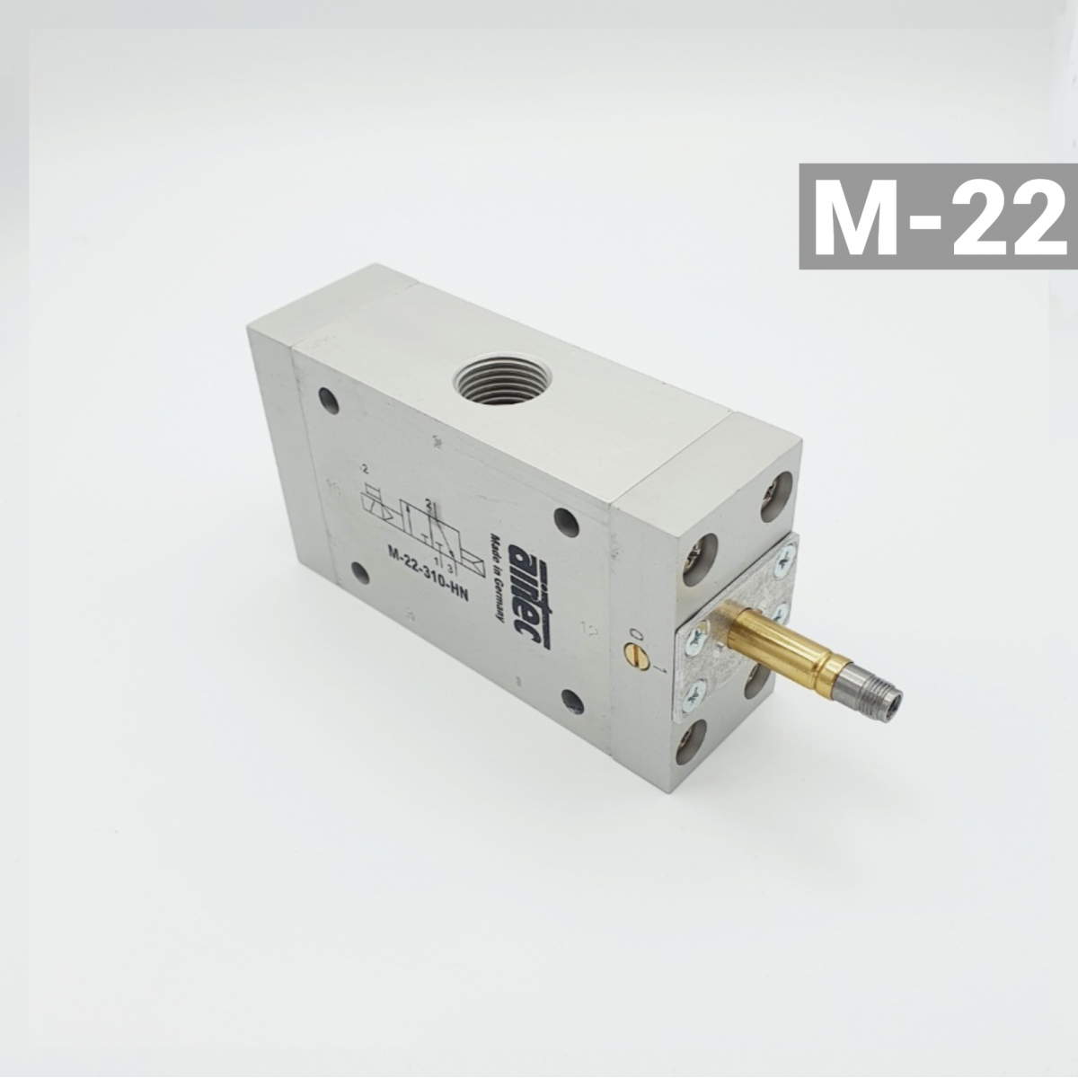 5/2-way solenoid valve G 1/2" monostable / LF / 3300 NL - 1