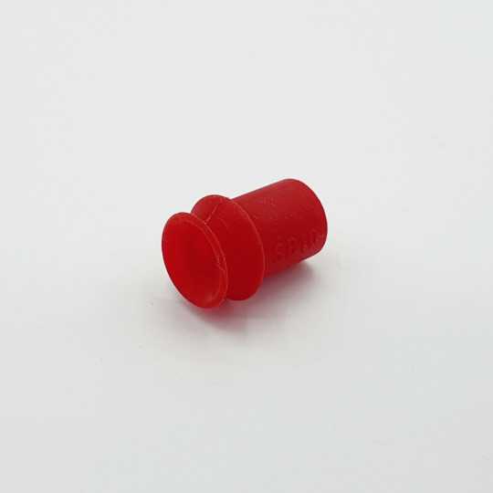 Bellows suction cup D10 / 1,5 / SI / o.S. - 2
