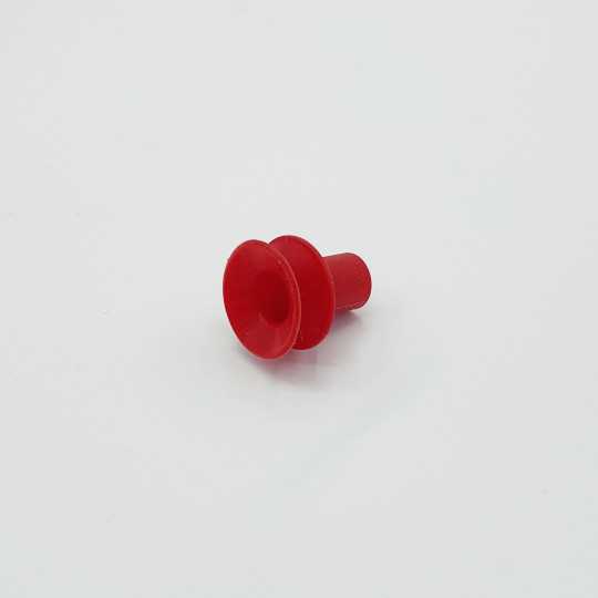 Bellows suction cup D15 / 1,5 / SI / o.S. - 2
