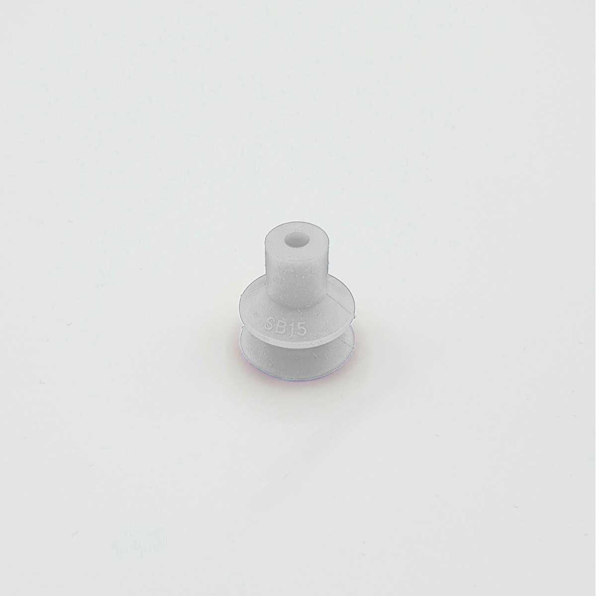 Bellows suction cup D15 / 1,5 / SI white / o.S. | Beta Online Shop