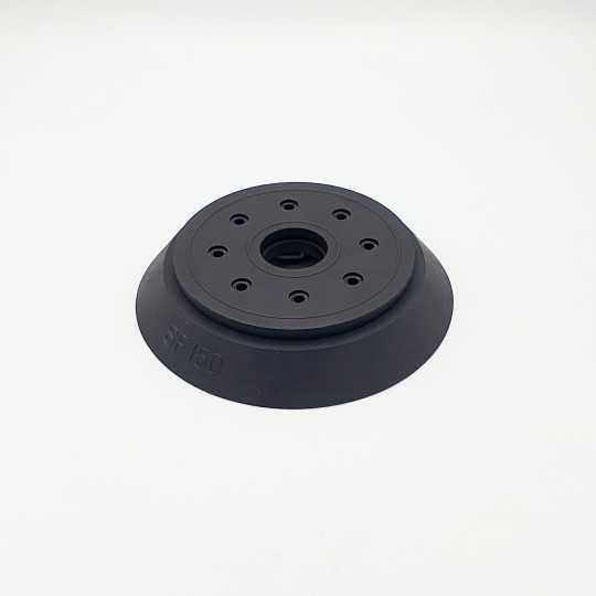 Flat suction cup D150 / NBR / m.S. / IG 1/2" - 1