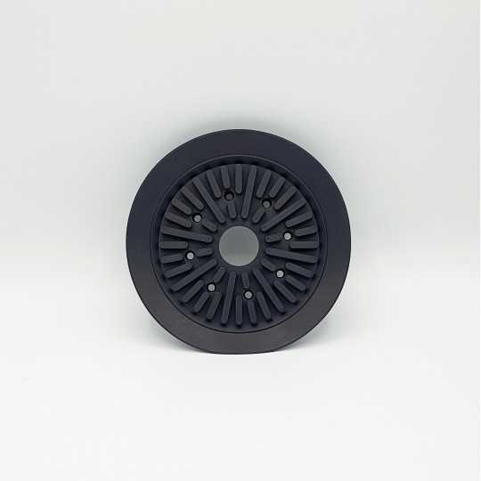 Flat suction cup D150 / NBR / m.S. / IG 1/2" - 2