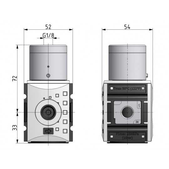 Druckregler BG 1 / G 3/8" / 0,5-16 bar / KREI-138 - 2