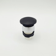 Mushroom button black Ø22,5mm | Beta Online Shop