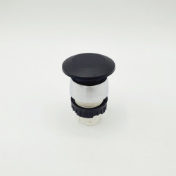 Mushroom button black Ø22,5mm