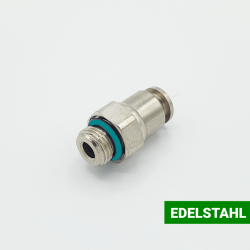 Edelstahl-Schnellsteckverschraubung / Gerade - 1