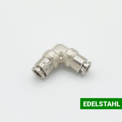 Stainless steel Push In connection / elbow - 1