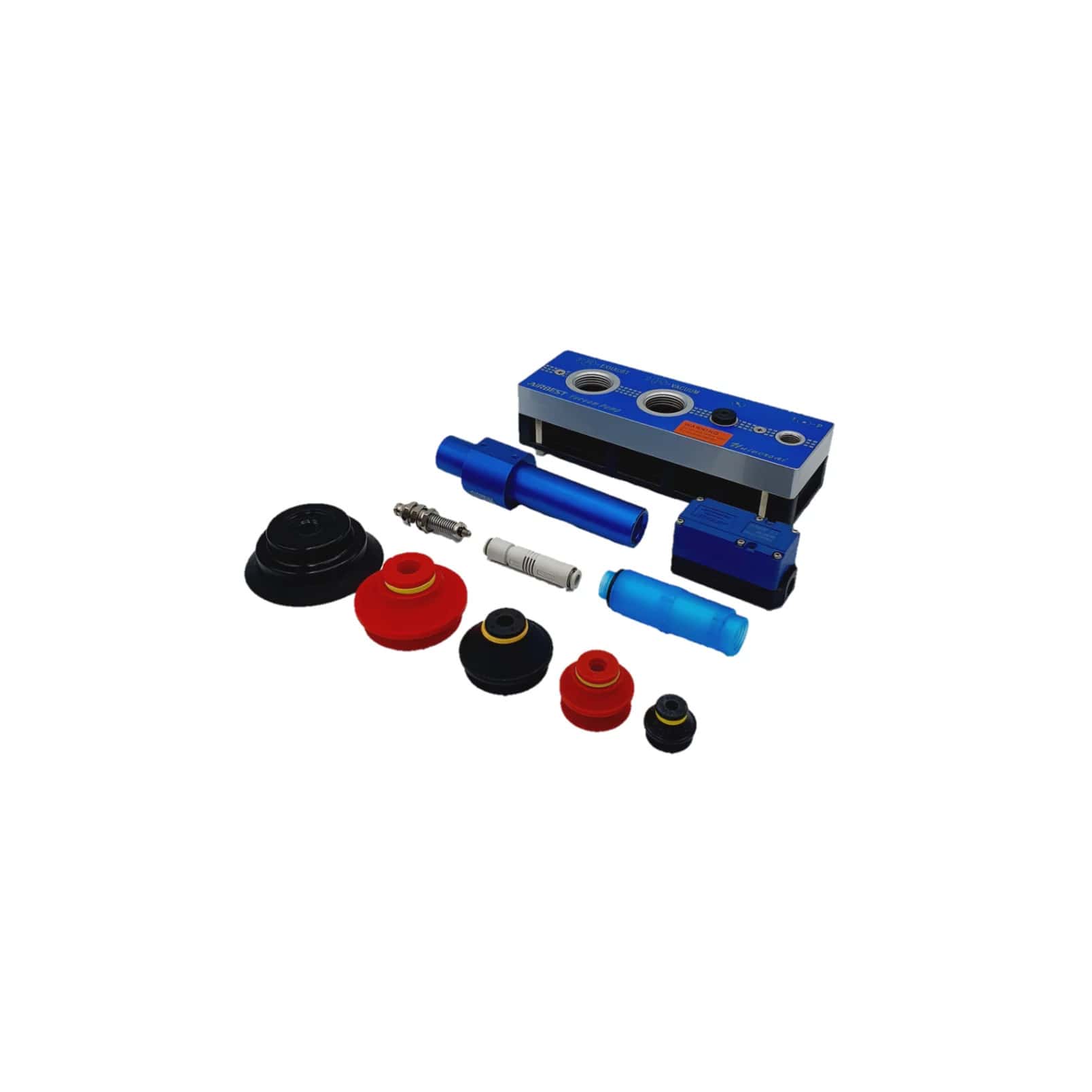 Vakuumsauger, Ejektor, Filter, Federstößel, Fittings