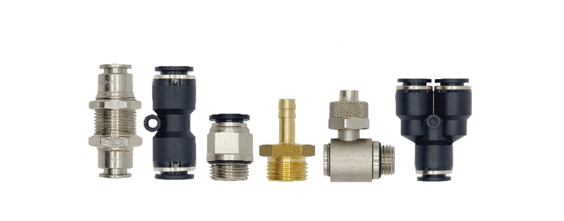 Verschraubungen, Fittings, Verbinder, Push-On, Push-In, Kupplungen, Steckverbindungen