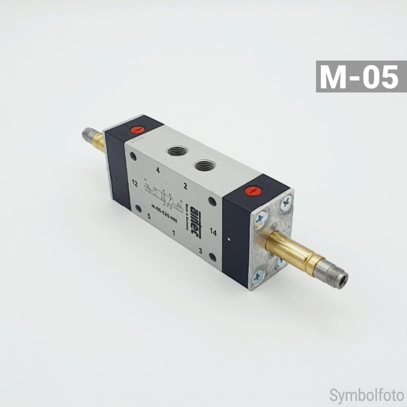 5/3-way solenoid valve G 1/8" M.B. / 650 NL | Beta Online Shop