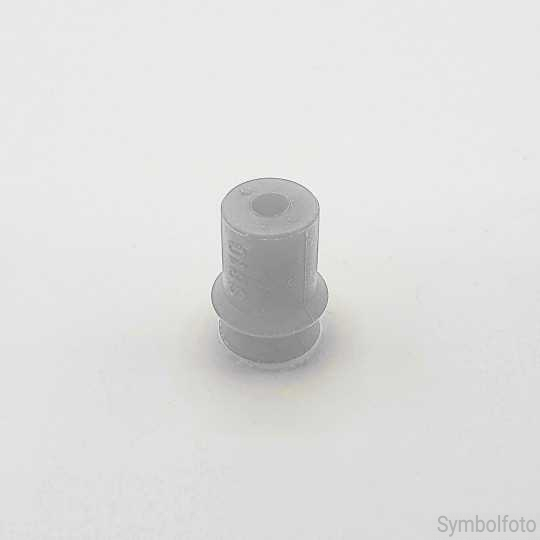 Bellows suction cup D10 / 1,5 / SI white / o.S. | Beta Online Shop