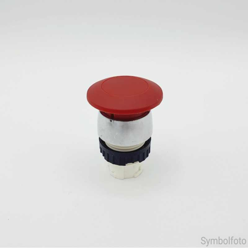 Mushroom button red Ø22,5mm | Beta Online Shop